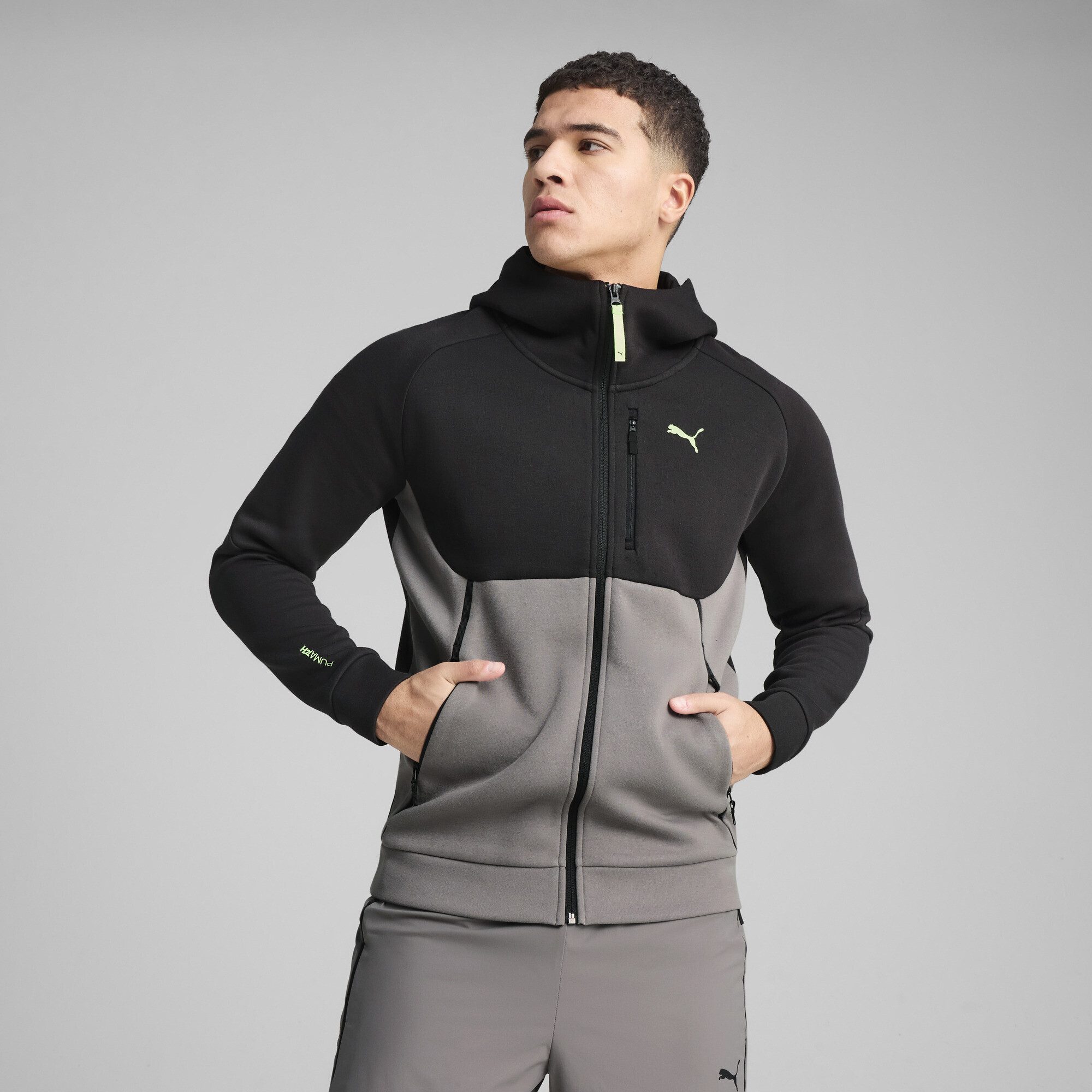 PUMA Sweatjacke "PUMATECH Hoodie mit durchgehendem Reißverschluss Herren" günstig online kaufen