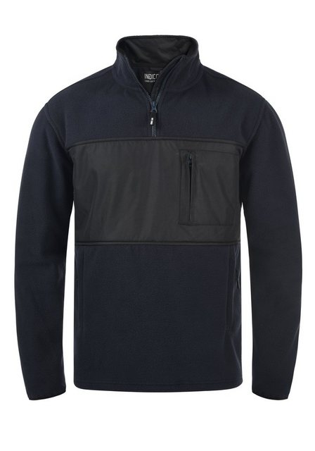 Indicode Fleecejacke IDBoggy Herren Fleecejacke mit Stehkragen günstig online kaufen