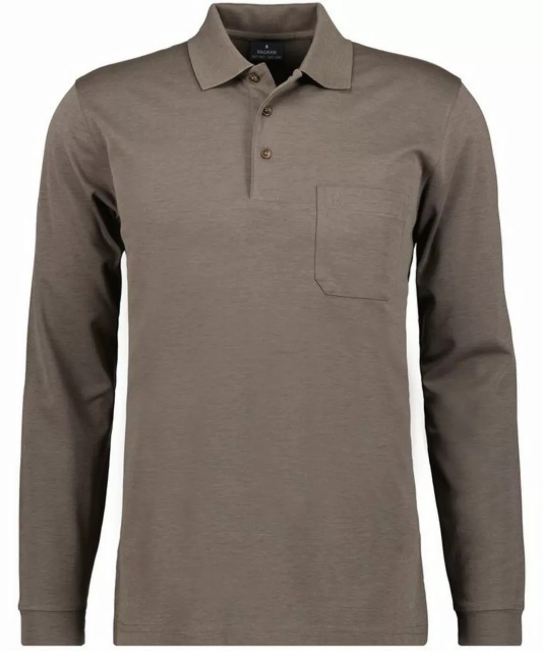 RAGMAN Langarm-Poloshirt Polo soft knit LS günstig online kaufen