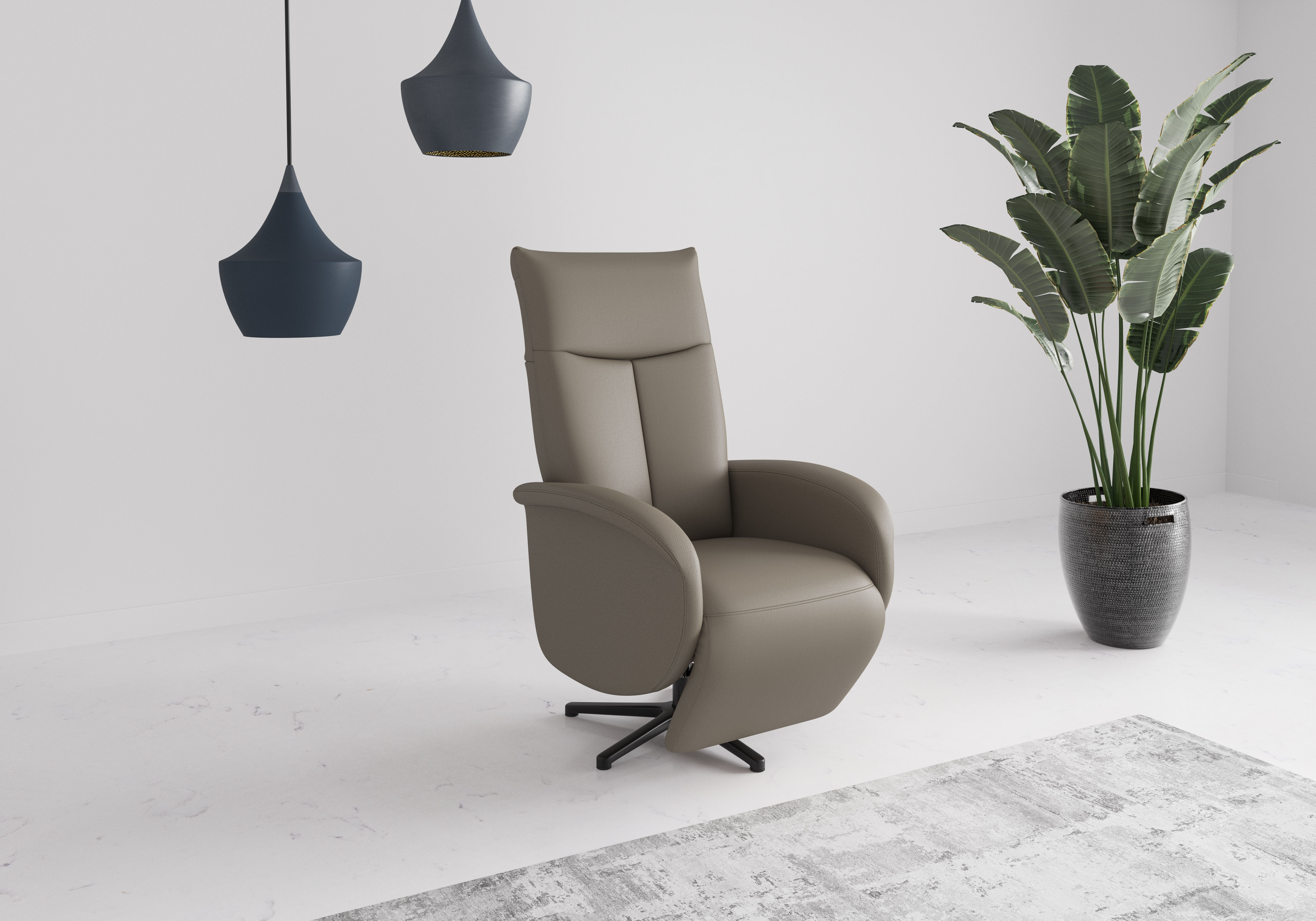 sit&more TV-Sessel "Juma, inkl. Drehfunktion & Kopfteilverstellung", Höhe A günstig online kaufen