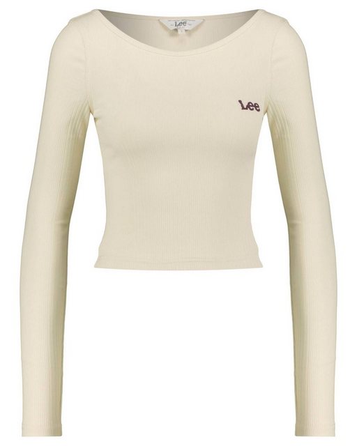 Lee® T-Shirt Damen Longsleeve CROPPED ULTRA SLIM TEE ECRU (1-tlg) günstig online kaufen
