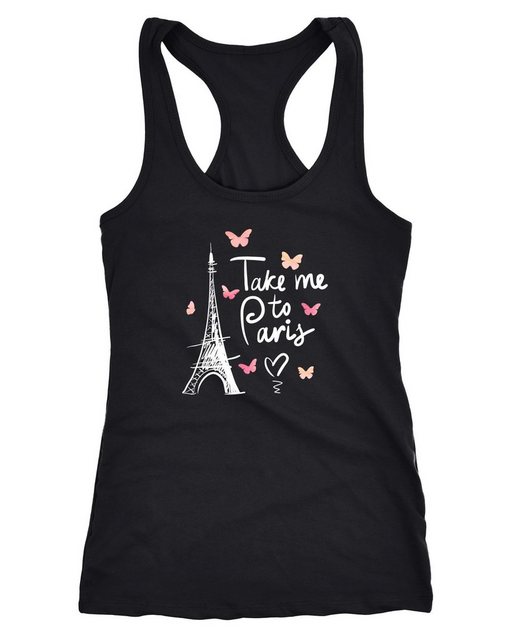 MoonWorks Tanktop Damen Tanktop Take me to Paris Eiffelturm Eiffeltower Her günstig online kaufen