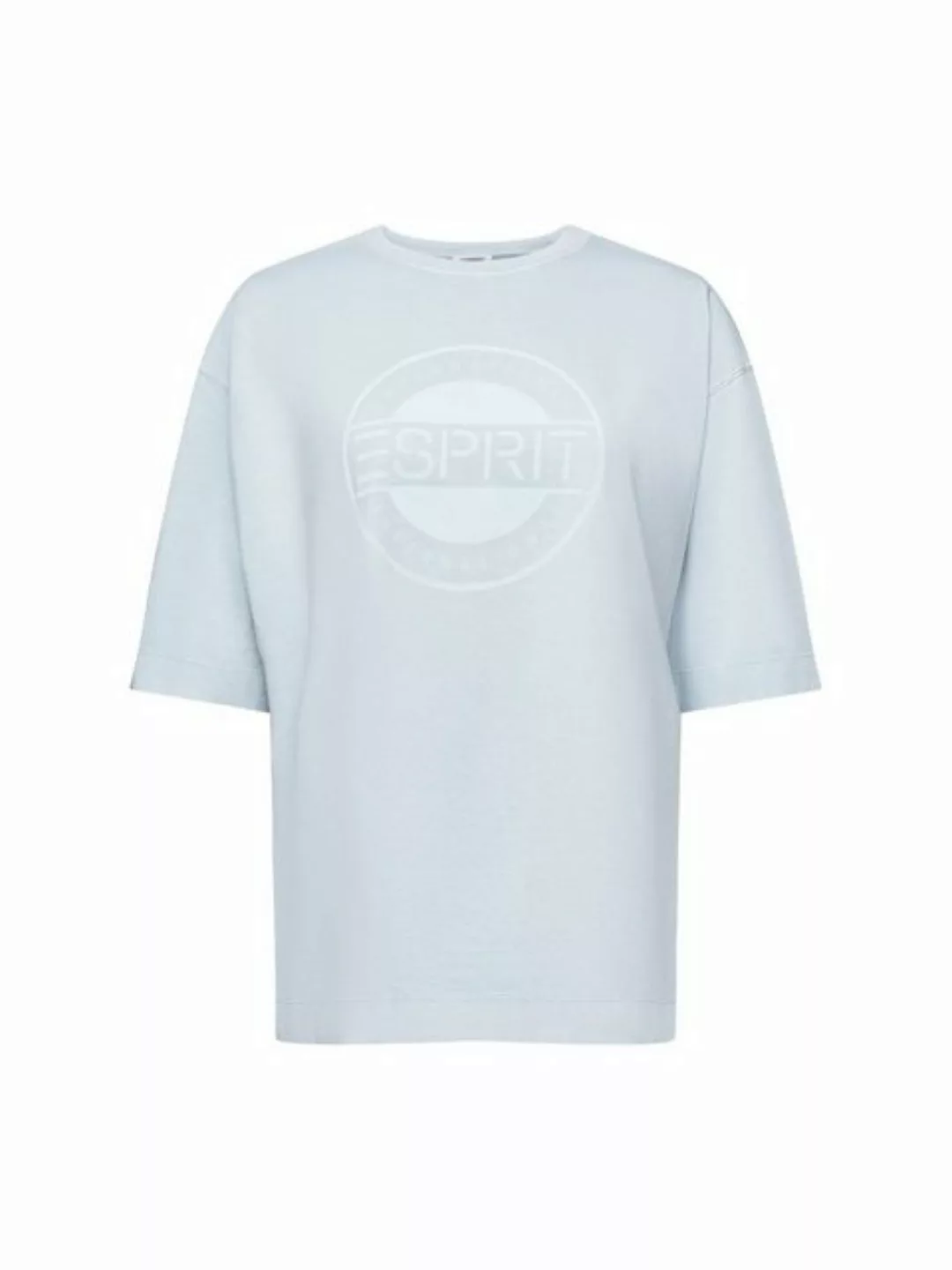 Esprit T-Shirt Logo-T-Shirt aus Baumwolljersey (1-tlg) günstig online kaufen