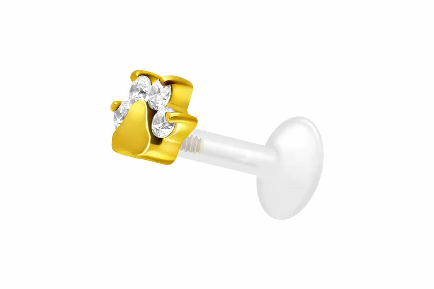 PIERCINGLINE Piercing-Set PTFE Labret mit Innengewinde günstig online kaufen