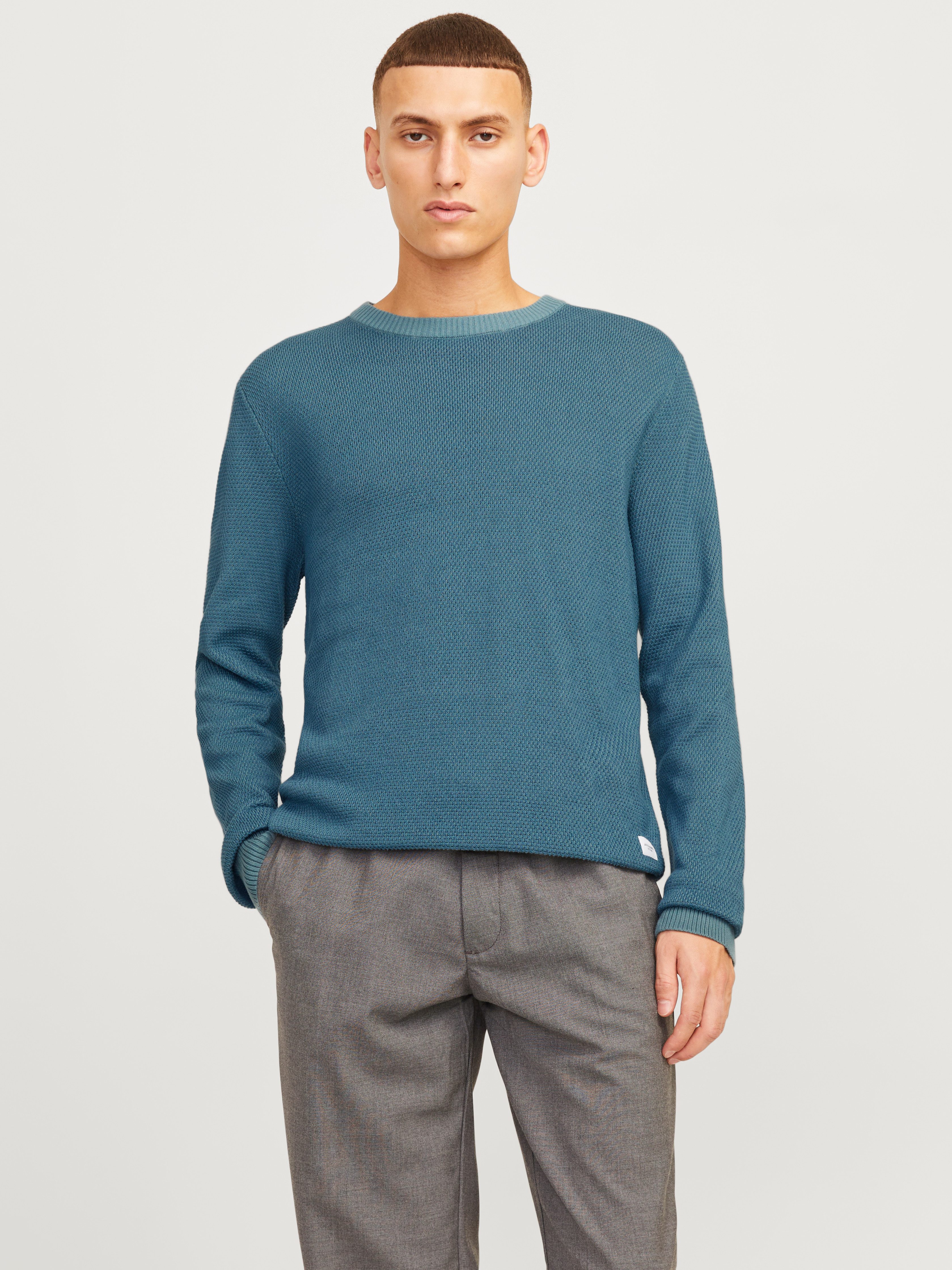 Jack & Jones Rundhalspullover JJEGLOBE KNIT günstig online kaufen