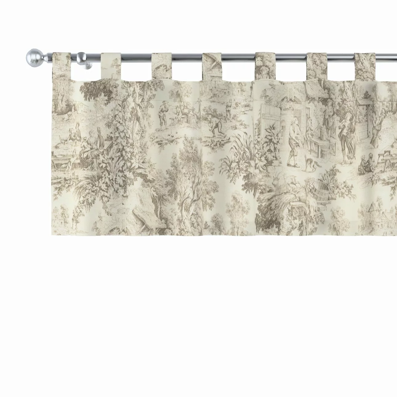 Kurzgardine mit Schlaufen, ecru-beige, 130 x 40 cm, Avinon (144-53) günstig online kaufen