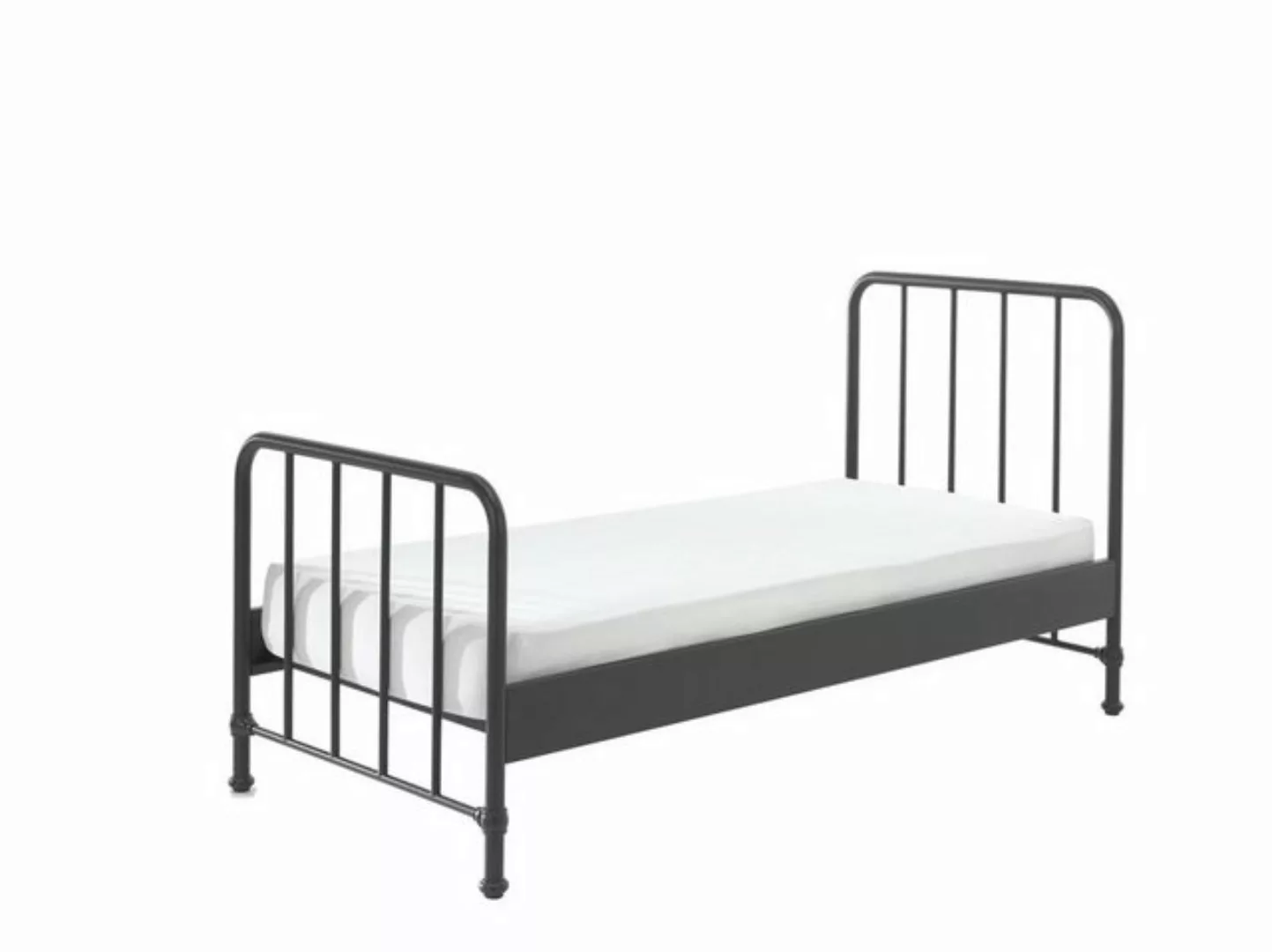 möbelando Metallbett BRONXX, aus Metall in Schwarz matt. Abmessungen (BxHxT günstig online kaufen