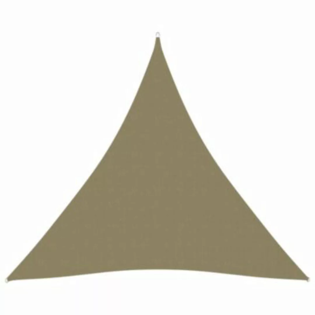 Sonnensegel Oxford-gewebe Dreieckig 3x3x3 M Beige günstig online kaufen