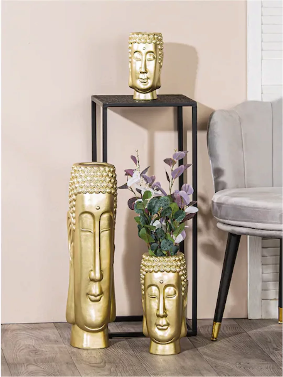 Casablanca by Gilde Bodenvase "Bodenvase "Buddha" H.58cm", (1 St.) günstig online kaufen