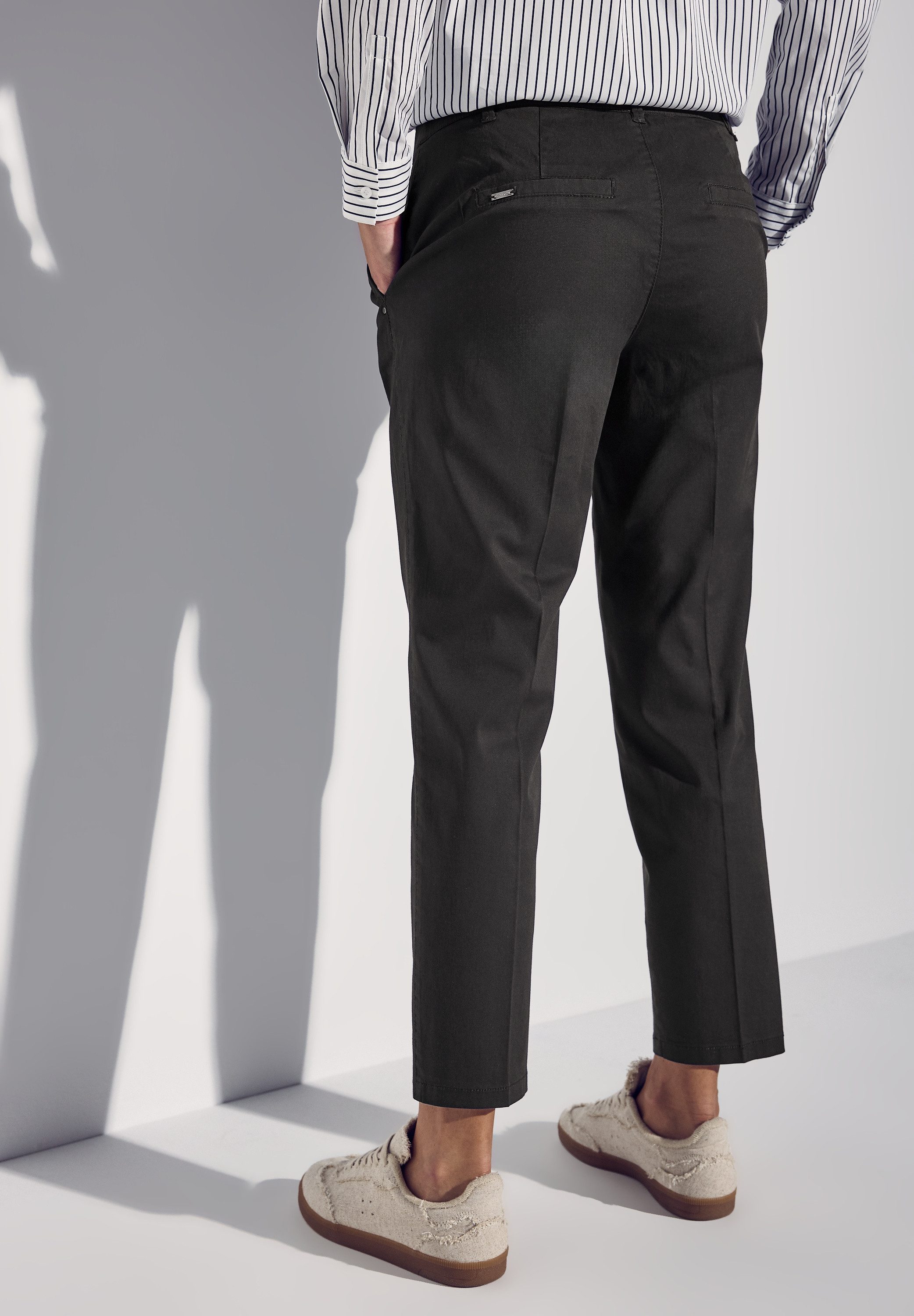 STREET ONE Chinohose, mit Elastikbund günstig online kaufen
