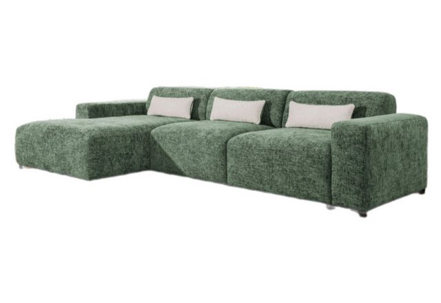 Luxusbetten24 Sofa Designer Sofa Napoli Maxi, mit geflochtene Stoffstruktur günstig online kaufen