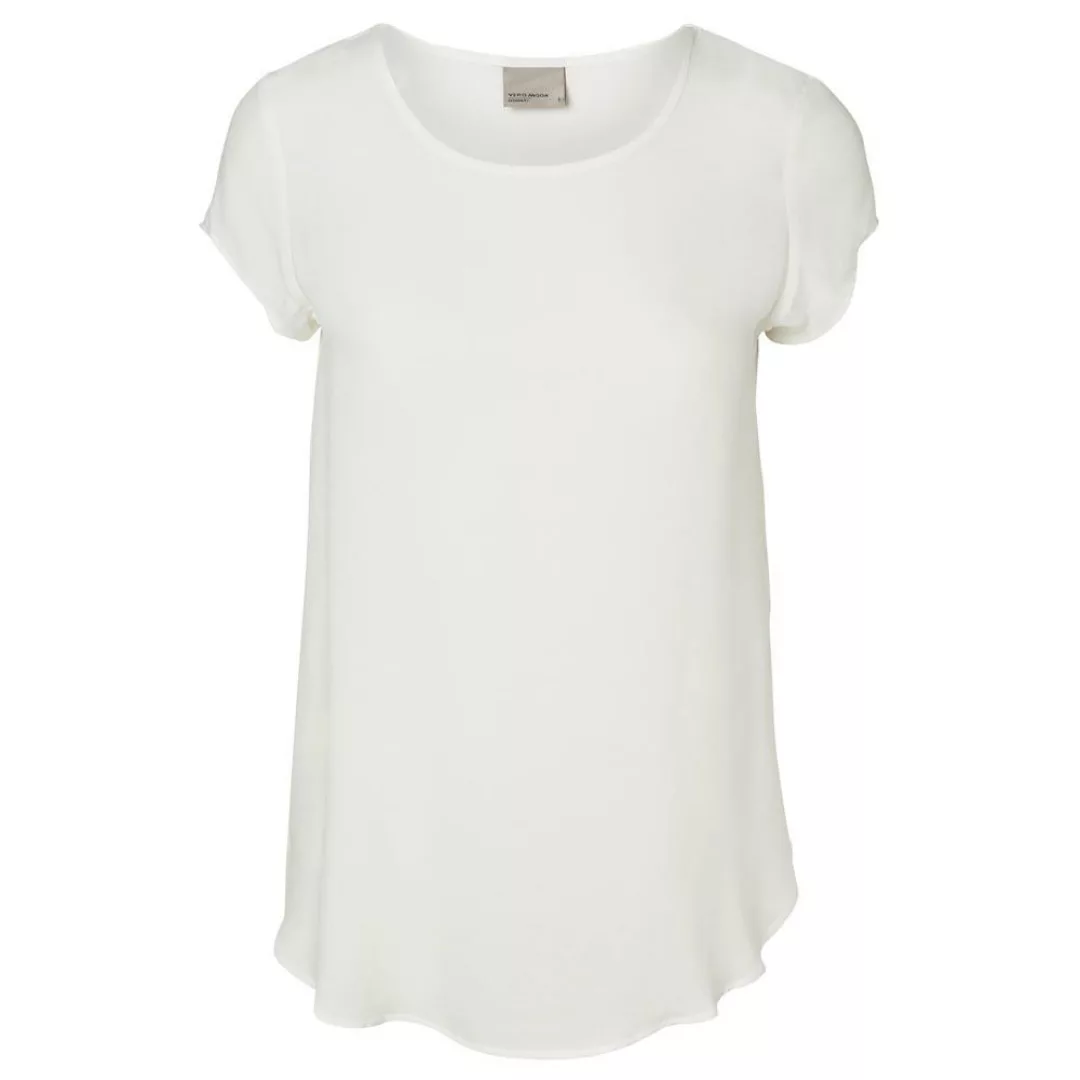 Vero Moda Boca Kurzärmeliges T-shirt XS Snow White günstig online kaufen