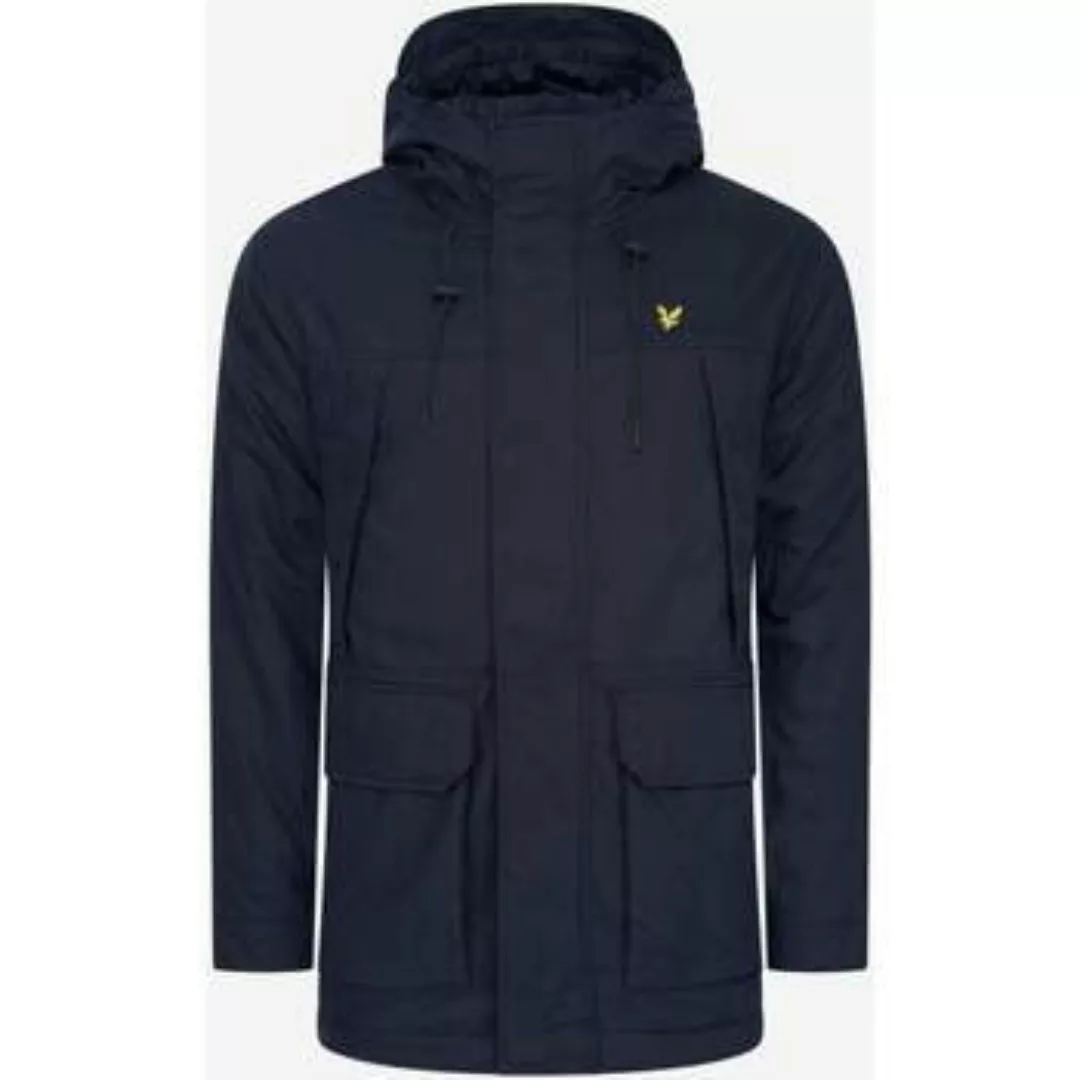 Lyle & Scott  Daunenjacken Mikrofleece-Parka 2.0 – Dunkelblau günstig online kaufen