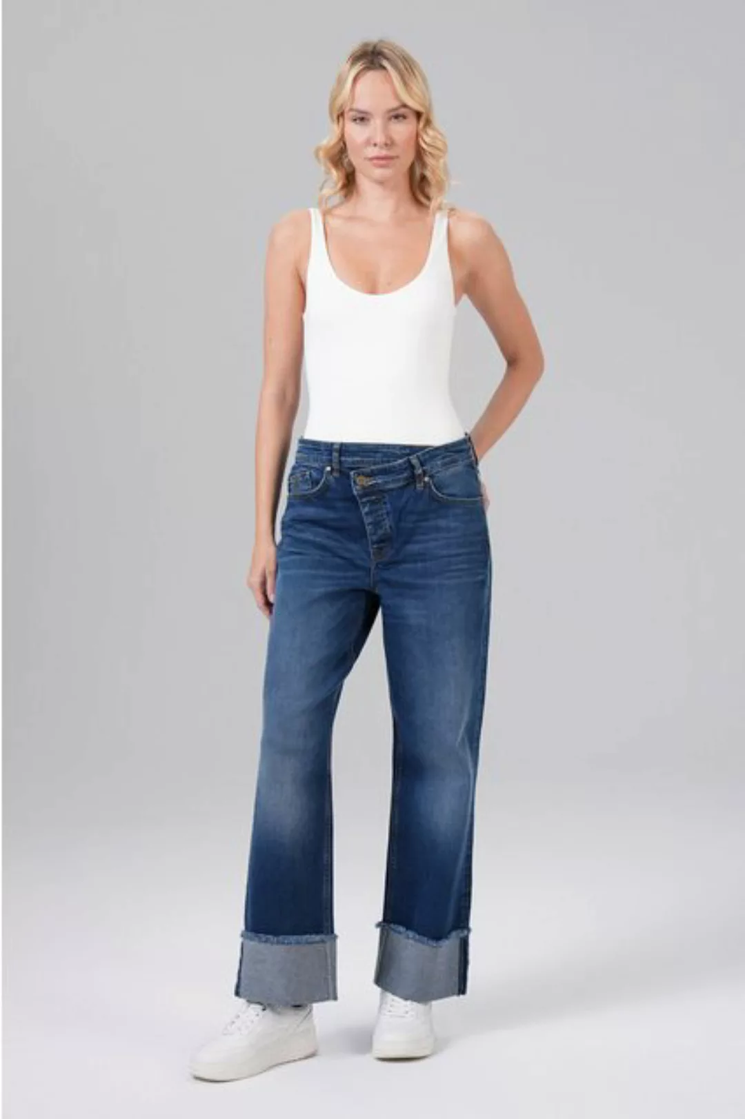 Miracle of Denim 5-Pocket-Jeans Nubia Wide Leg (1-tlg) günstig online kaufen