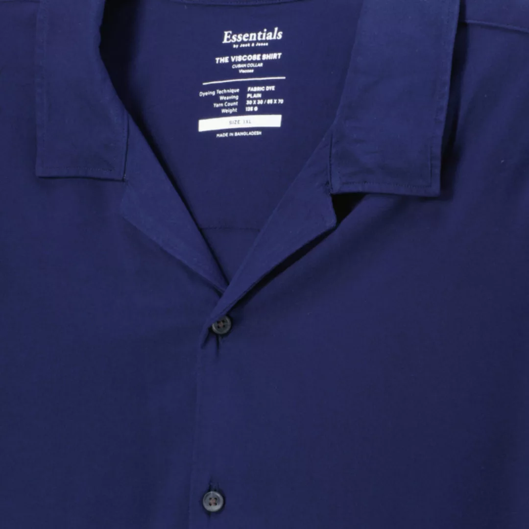 Jack & Jones PlusSize Kurzarmhemd JJEJEFF SOLID RESORT SHIRT SS SN PLS mit günstig online kaufen