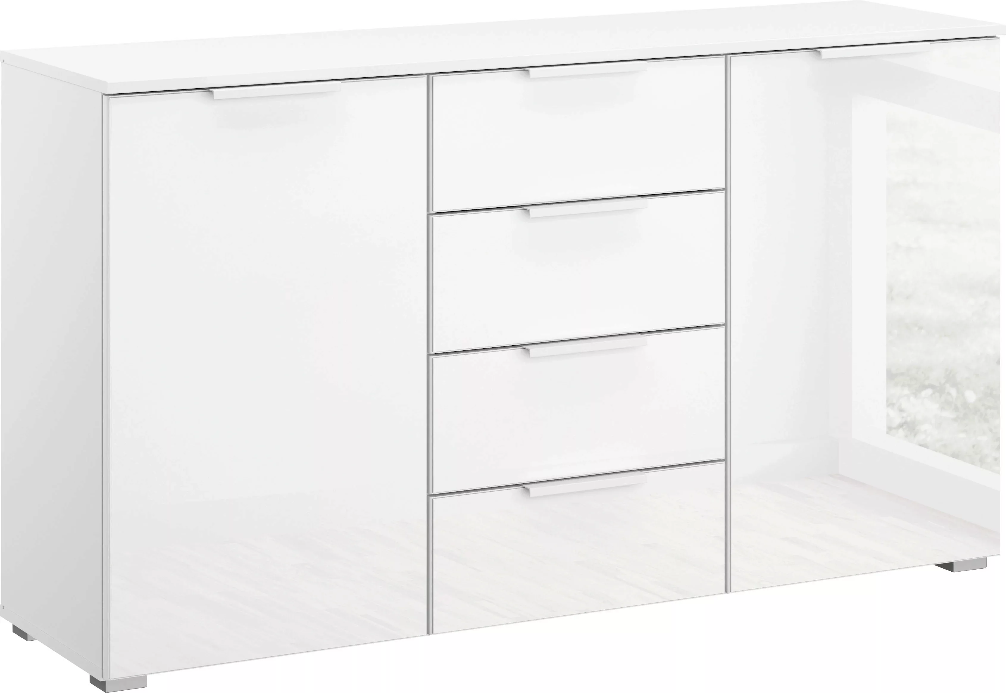 rauch Schubkastenkommode "Sideboard Kommode Kombikommode KOLUNA mit Glasfro günstig online kaufen