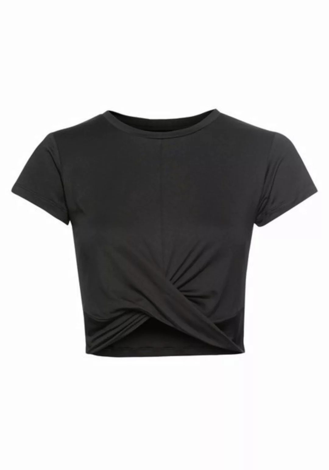 LASCANA ACTIVE T-Shirt Sportshirt in Wickeloptik günstig online kaufen