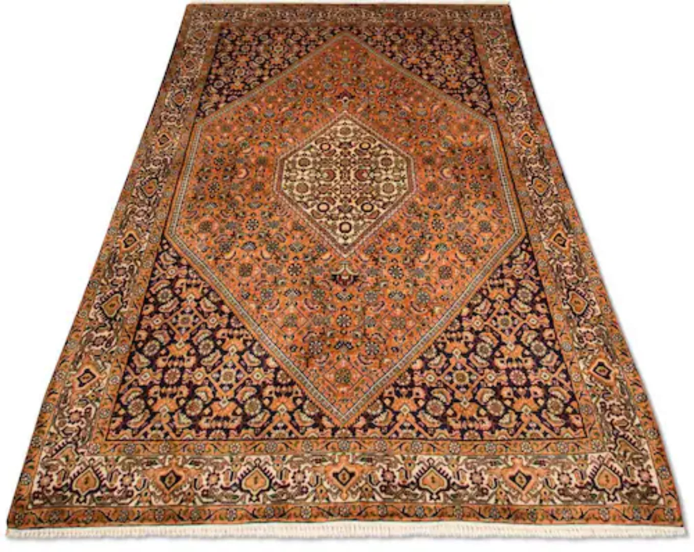 morgenland Teppich »Bidjar Teppich handgeknüpft blau«, rechteckig günstig online kaufen