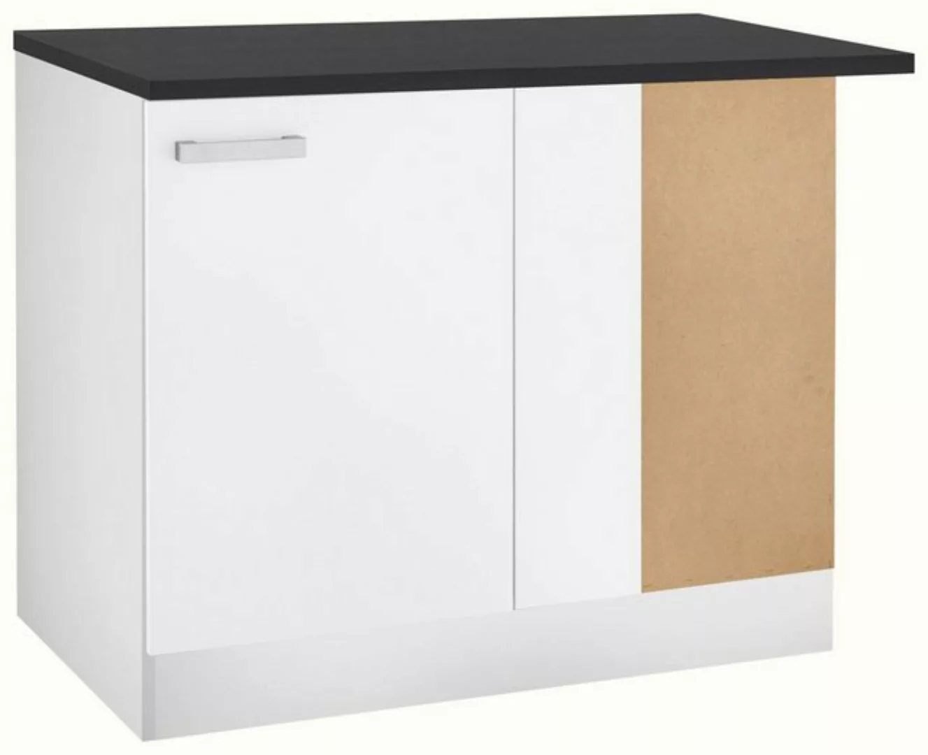 OPTIFIT Eckunterschrank Odense 100 cm breit, mit 110 cm breiter Arbeitsplat günstig online kaufen