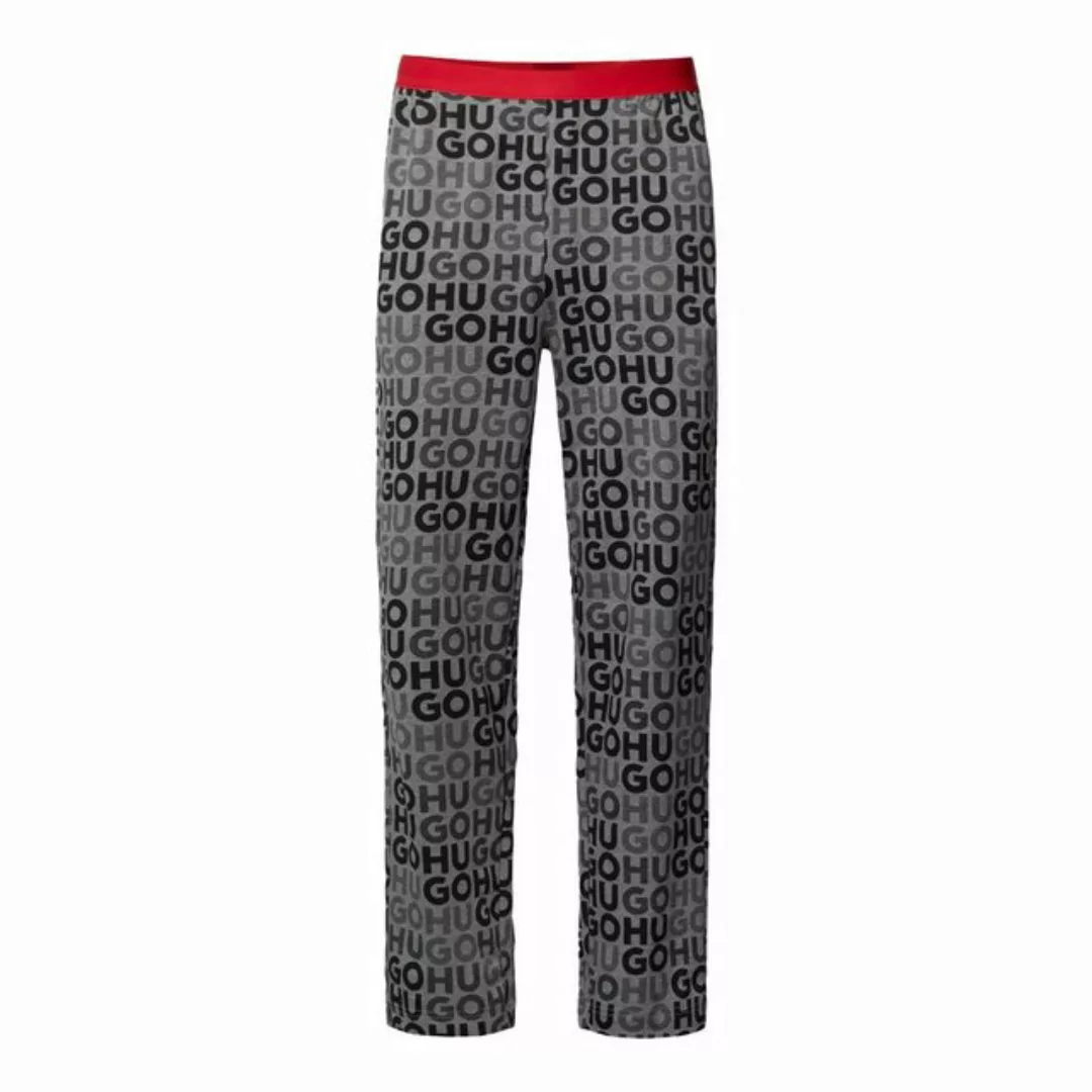 HUGO Pyjamahose Monogram Pant mit komfortablen Webgummibund günstig online kaufen