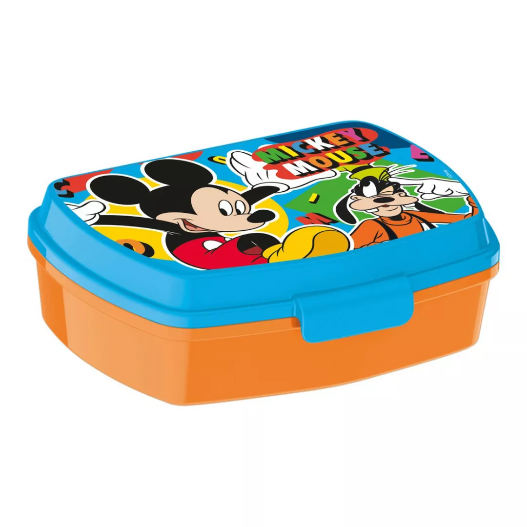 Brotdose Für Sandwiches Mickey Mouse Happy Smiles Kunststoff Rot Blau (17 X günstig online kaufen