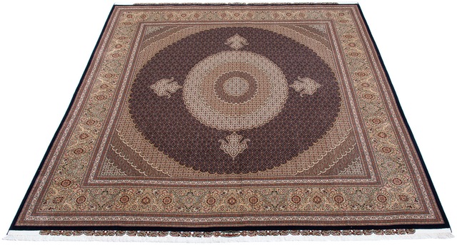 morgenland Orientteppich »Perser - Täbriz quadratisch - 310 x 302 cm - dunk günstig online kaufen