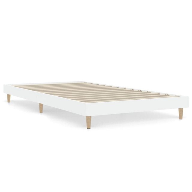 furnicato Bett Bettgestell Weiß 100x200 cm Holzwerkstoff günstig online kaufen