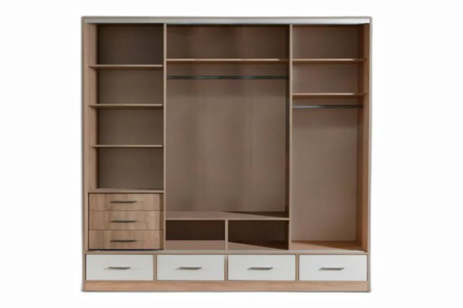 Xlmoebel Kleiderschrank Schrank Kleiderschrank Schrankwand Schlafzimmer Wei günstig online kaufen