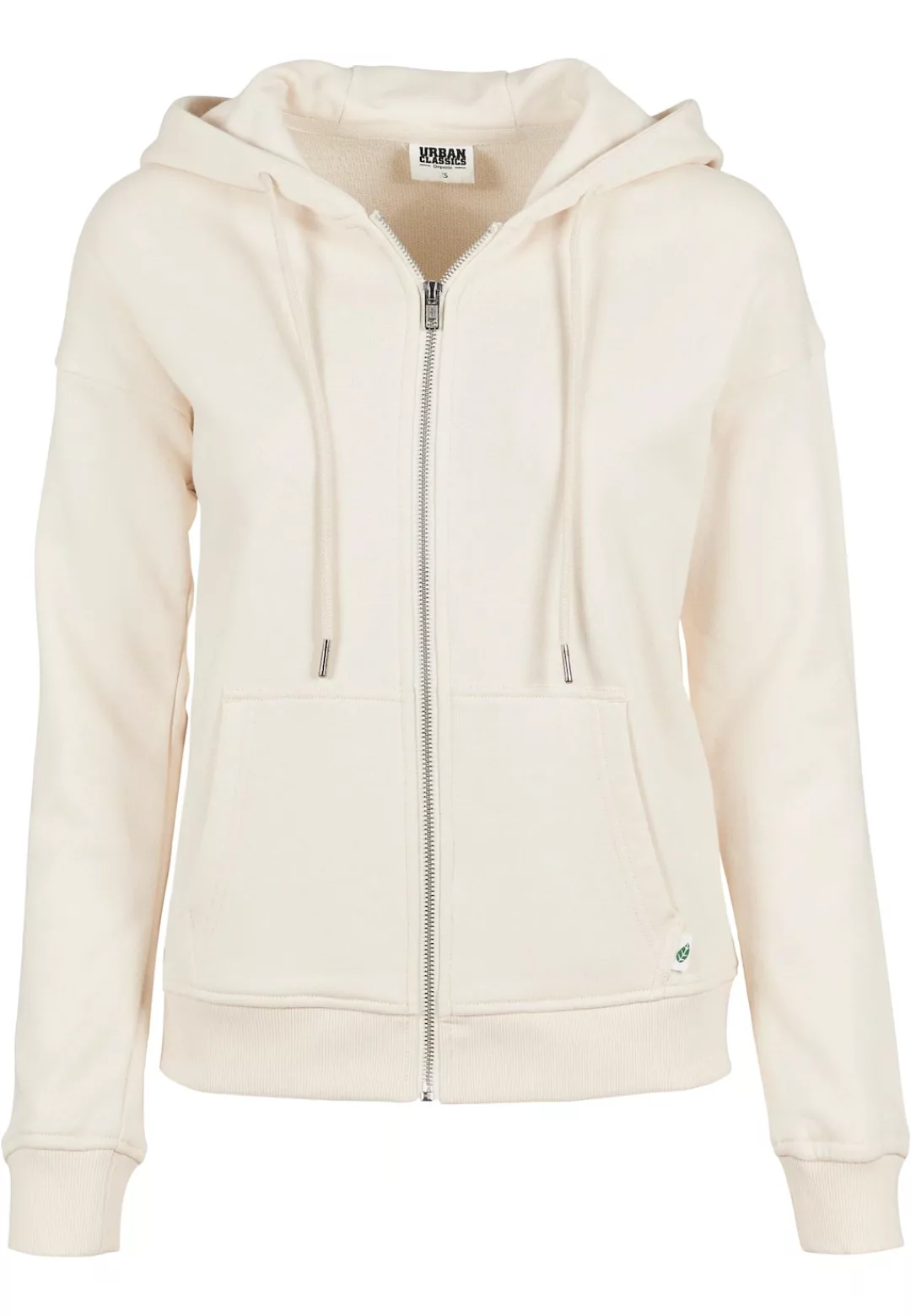 URBAN CLASSICS Sweatjacke "Urban Classics Damen Ladies Organic Terry Zip Ho günstig online kaufen