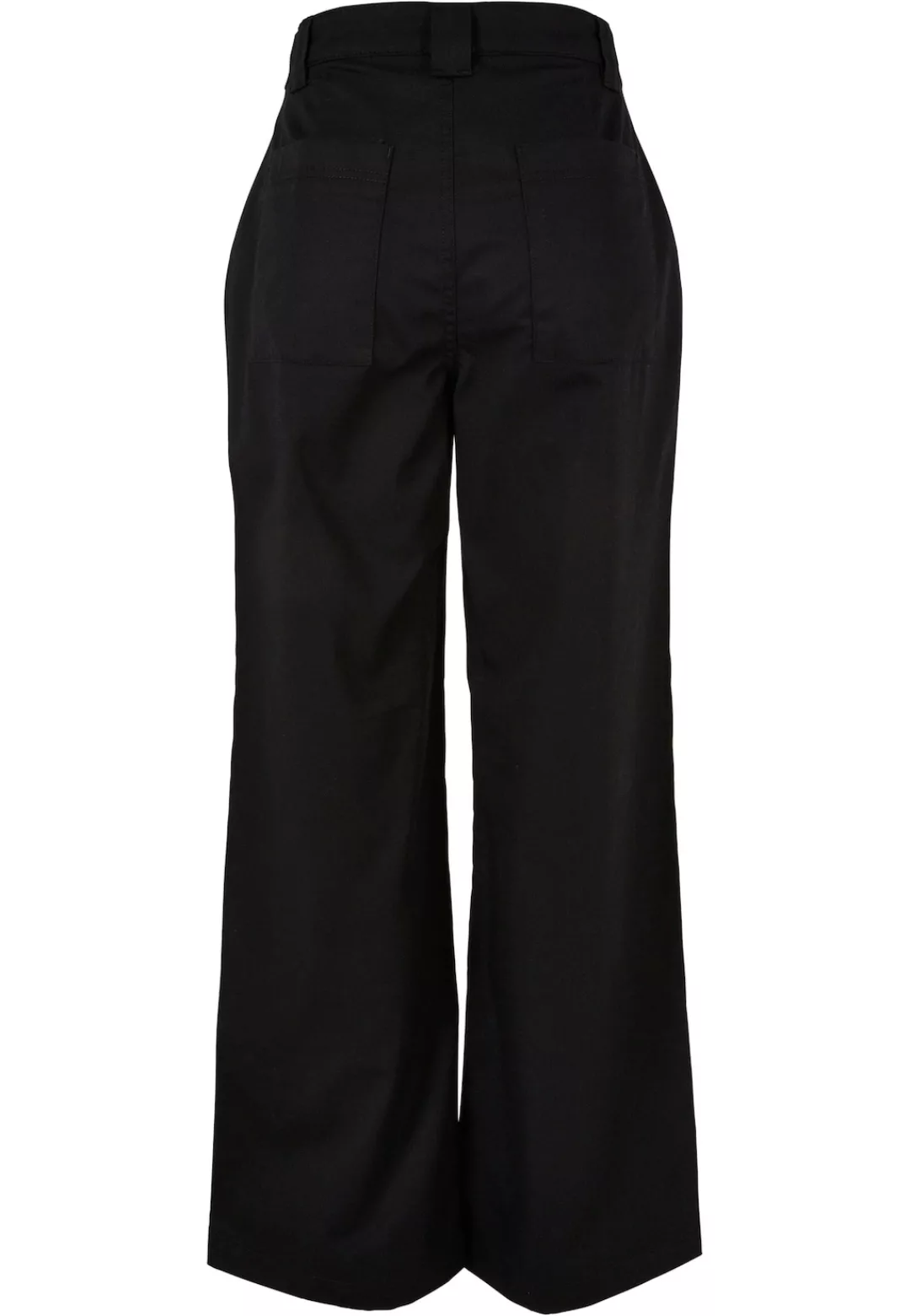 URBAN CLASSICS Stoffhose "Urban Classics Damen Ladies Straight Leg Workwear günstig online kaufen