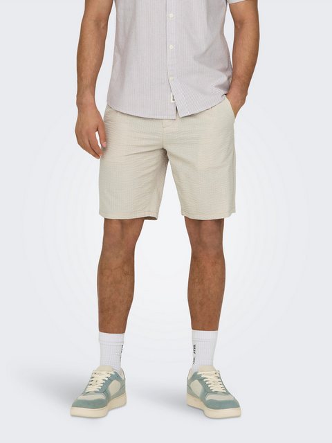 ONLY & SONS Shorts ONSLEO LIFE 0009 SEERSUCKER SHORTS NOOS günstig online kaufen