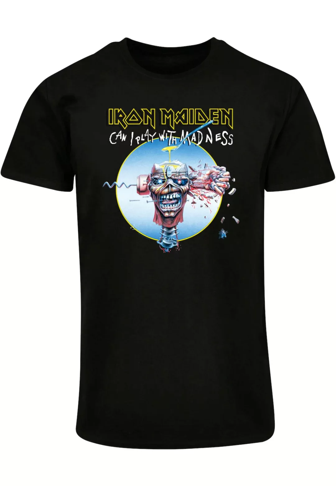 Merchcode T-Shirt "Merchcode Herren Iron Maiden - Madness Basic T-Shirt" günstig online kaufen