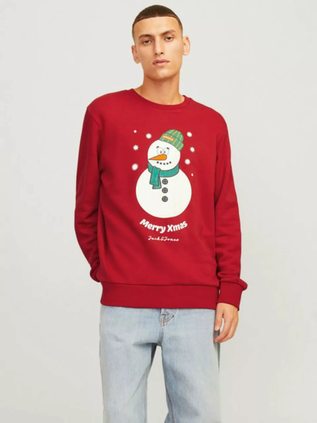 Jack & Jones Sweatshirt "JJXMAS JOLLY SWEAT CREW NECK" günstig online kaufen