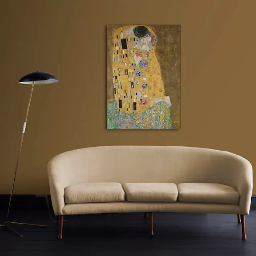 Art for the home Leinwandbild »Kuss (Gustav Klimt)«, (1 St.) günstig online kaufen