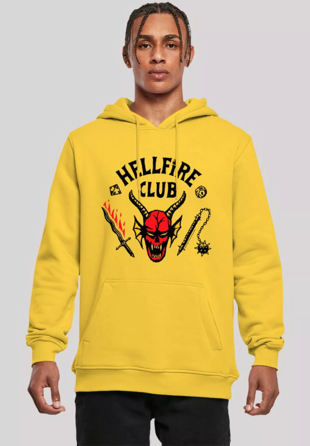 F4NT4STIC Kapuzenpullover "Stranger Things Hellfire Club Netflix TV Series" günstig online kaufen