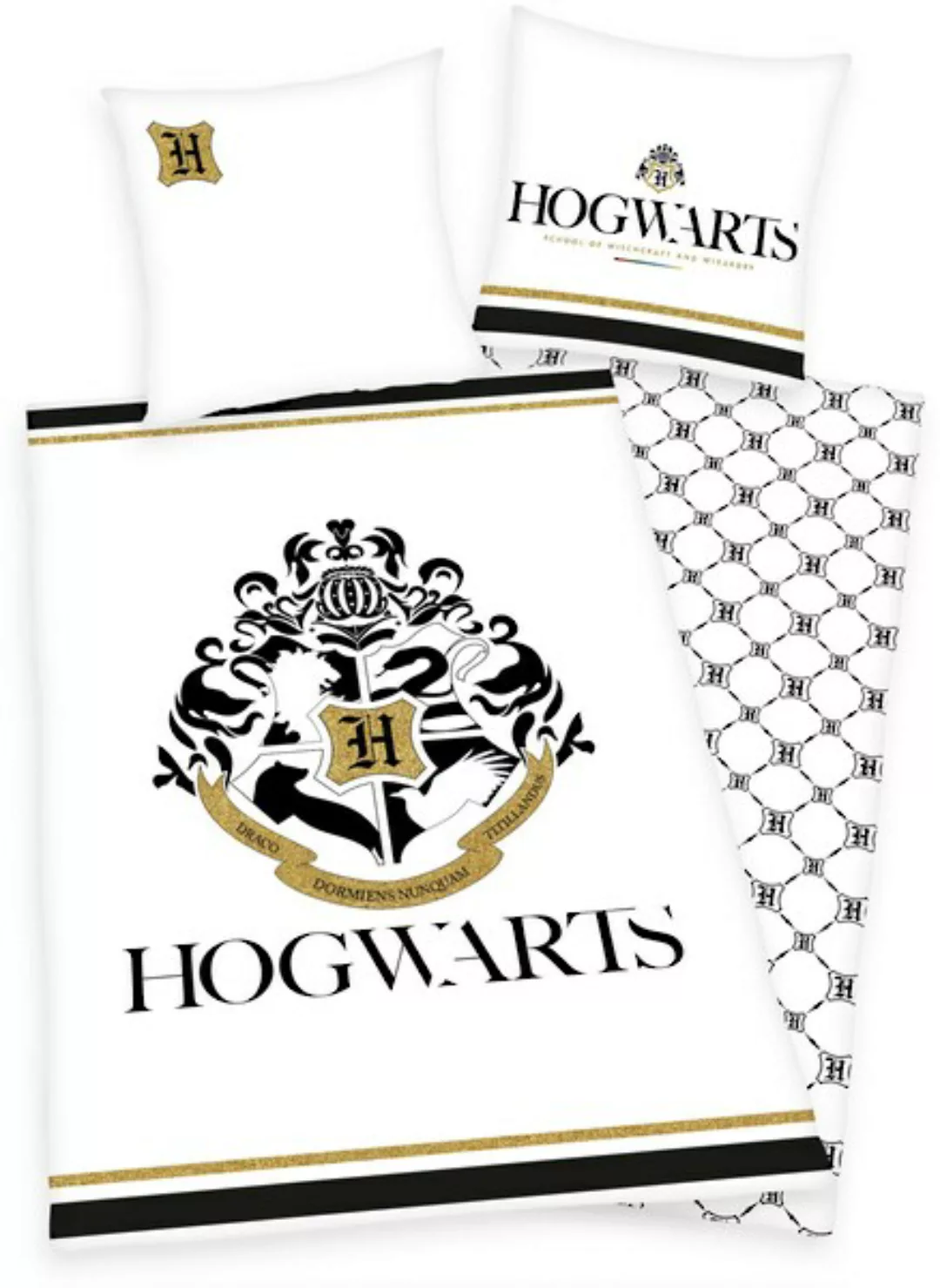 Harry Potter Wendebettwäsche »Hogwarts«, mit Hogwarts Logo günstig online kaufen