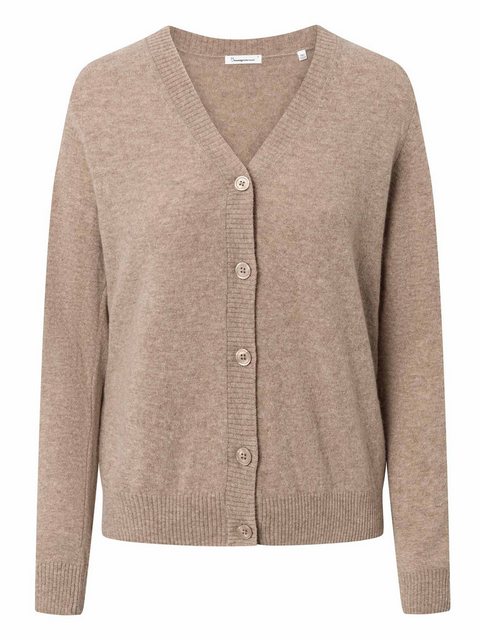 KnowledgeCotton Apparel Cardigan Lambswool V-Neck Cardigan günstig online kaufen