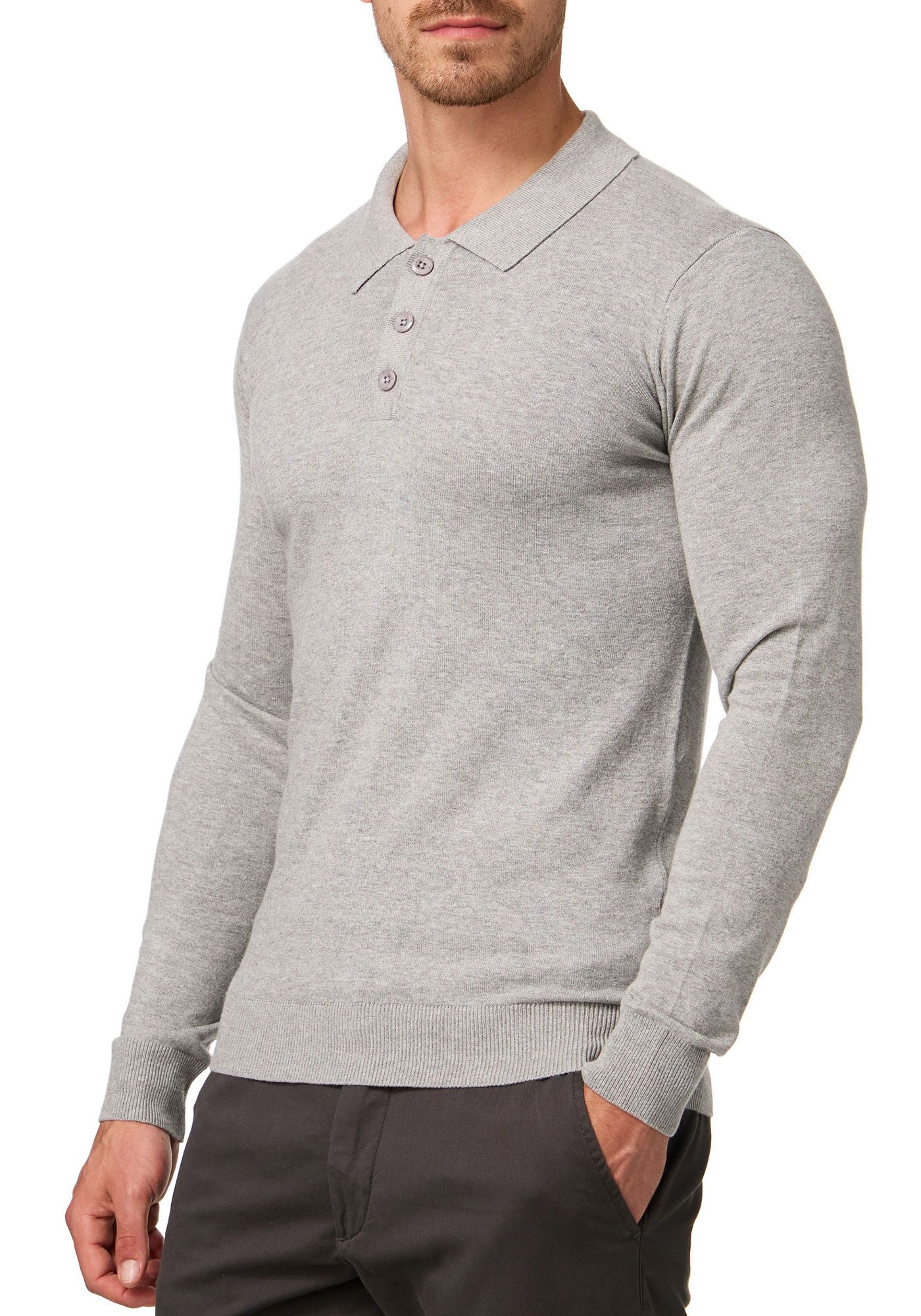 Indicode Polokragenpullover INBarner günstig online kaufen
