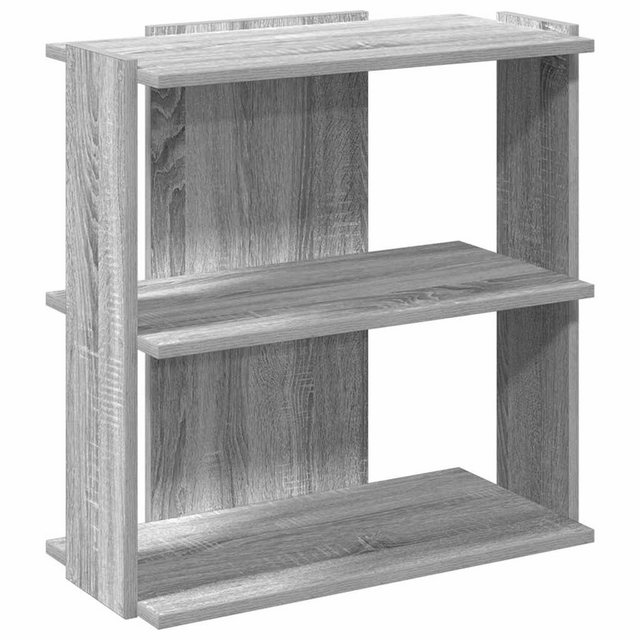 vidaXL Bücherregal Bücherregal 3 Böden Grau Sonoma 60x30x60 cm Holzwerkstof günstig online kaufen