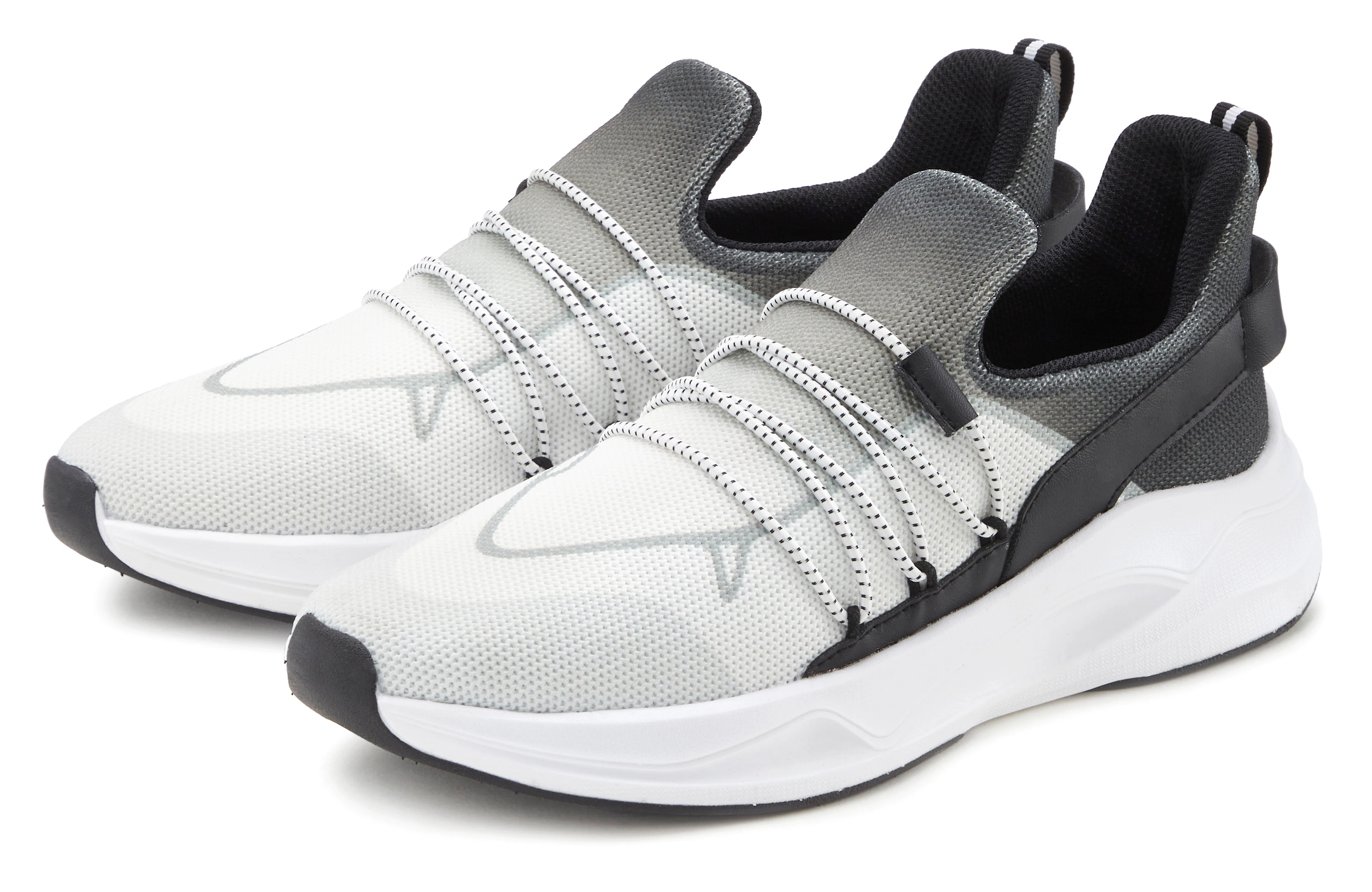 John Devin Sneaker "Freizeitschuhe", mit elastischen Bändern für schnelles günstig online kaufen