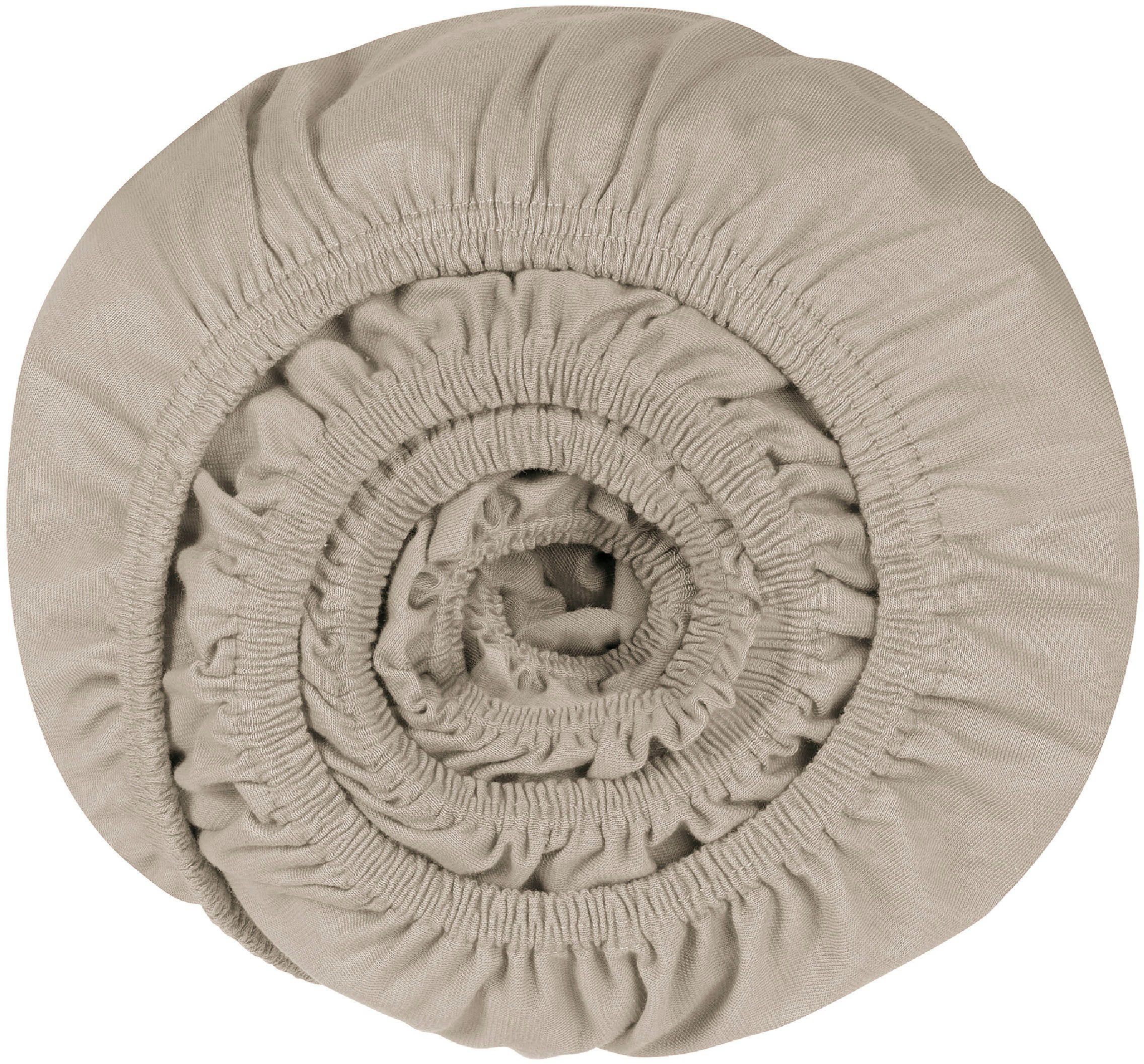 Schiesser Spannbettlaken »Flexi für Topper aus 95% Baumwolle und 5% Elastha günstig online kaufen