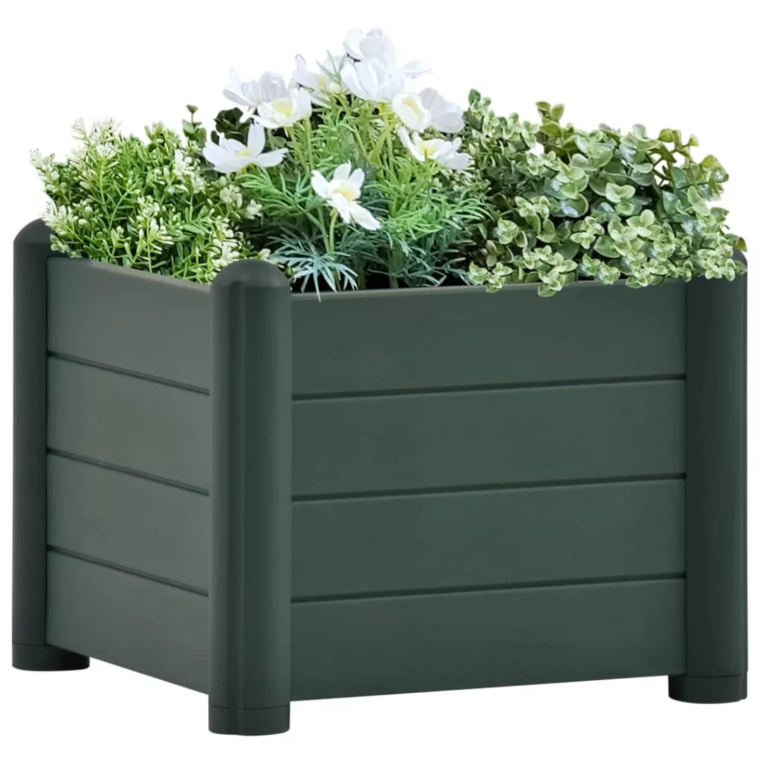 Garten-hochbeet Pp Grün 43x43x35 Cm günstig online kaufen