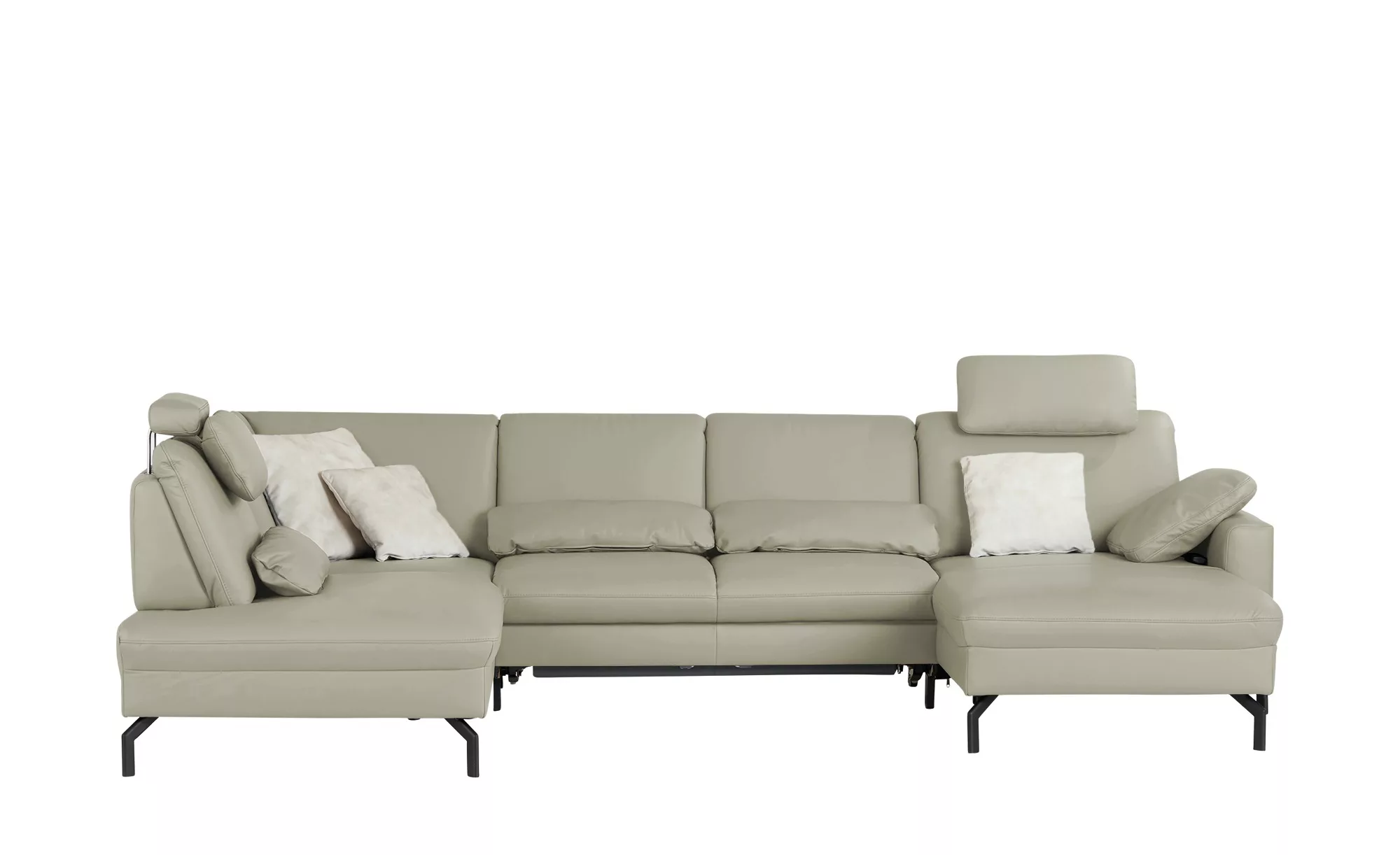 meinSofa Wohnlandschaft  Grace ¦ grau ¦ Maße (cm): B: 332 H: 89 T: 220 Pols günstig online kaufen