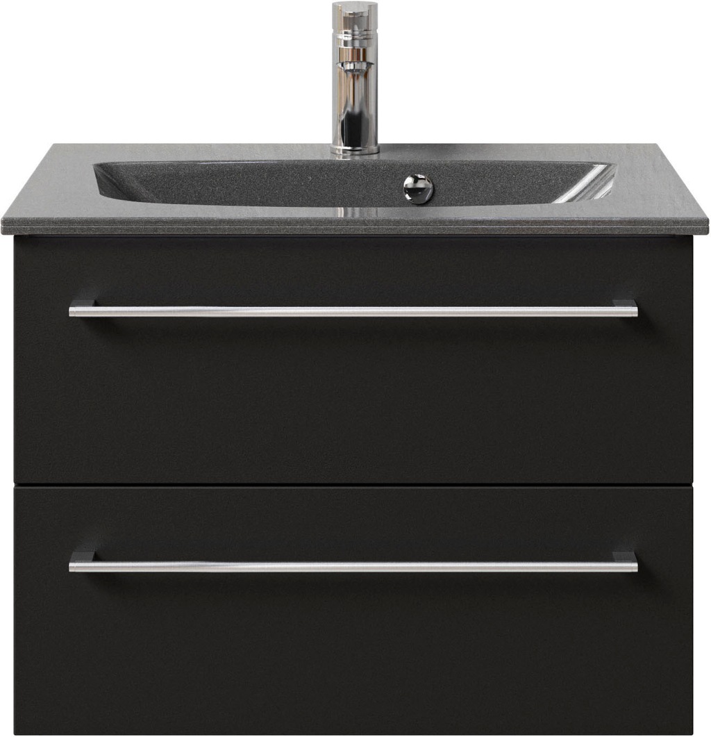 Saphir Waschtisch »Serie 6025 Mineralmarmor-Waschtisch mit Unterschrank, 67 günstig online kaufen