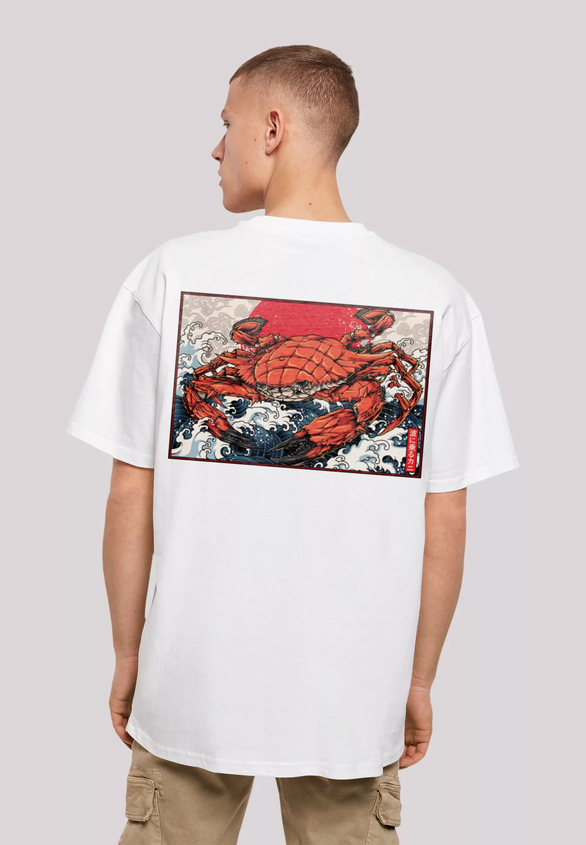 F4NT4STIC T-Shirt "Crab Kanji Japan", Print günstig online kaufen