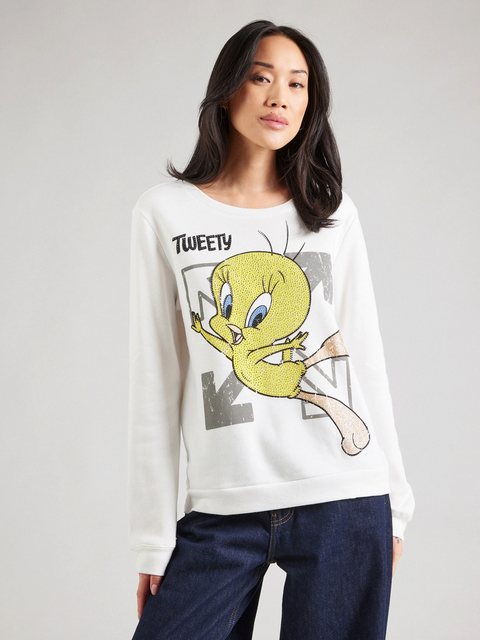 Frogbox Sweatshirt Tweety (1-tlg) Ziersteine günstig online kaufen