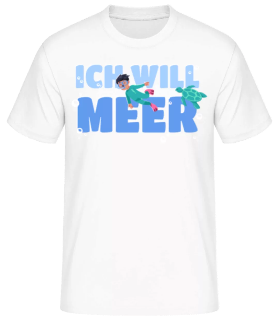 Ich Will Meer · Männer Basic T-Shirt günstig online kaufen