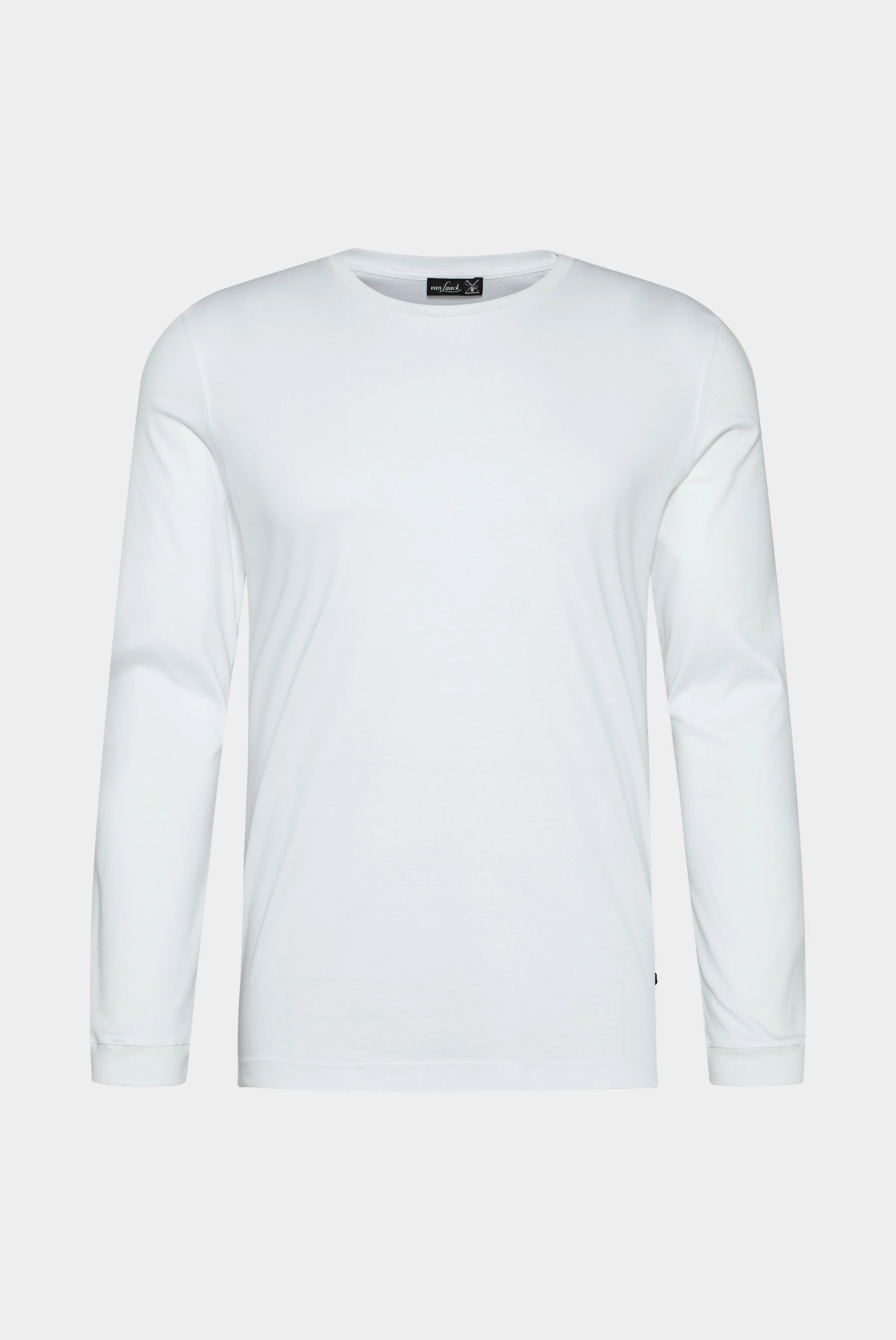 Langarm Jersey T-Shirt mit Rundhals Slim Fit günstig online kaufen