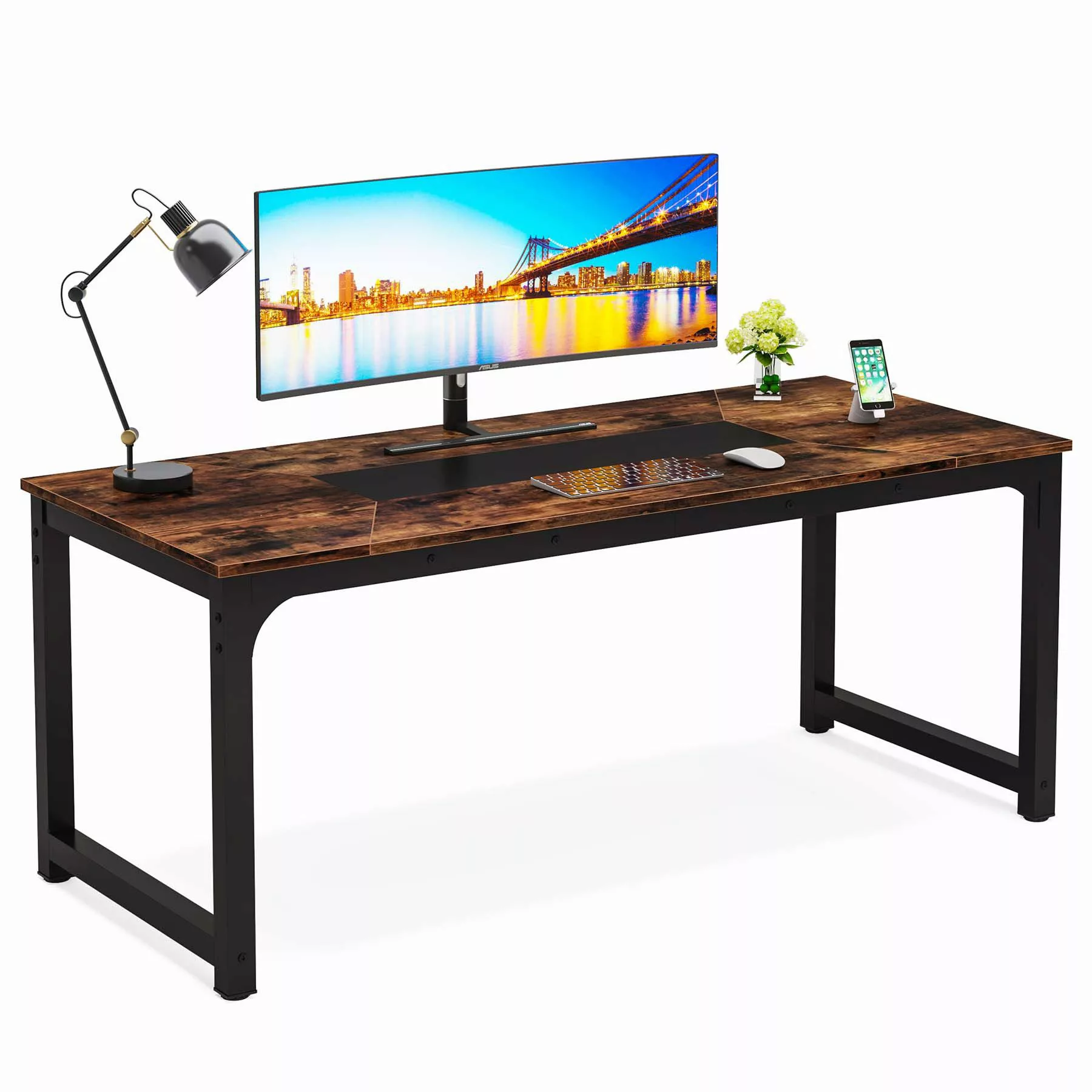 Tribesigns Arbeitstisch 90 x 180 cm günstig online kaufen