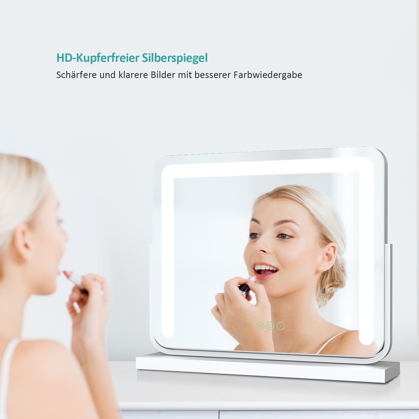EMKE Schminkspiegel Schminkspiegel LED Kosmetikspiegel Tischspiegel günstig online kaufen